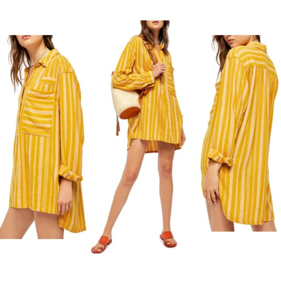 We The Free Tops - We The Free Summer Breeze Striped Tunic Shirt Small